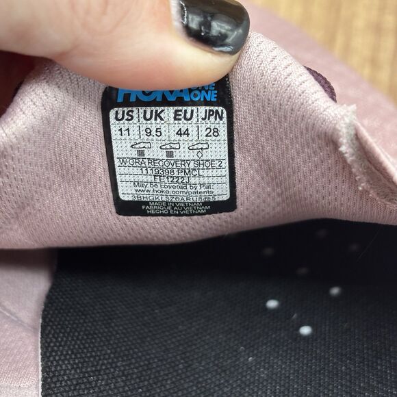 HOKA ONE ONE WOMEN'S ORA RECOVERY SHOE 2 PINK MAUVE SIZE 11 SNEAKERS - Picture 8 of 8